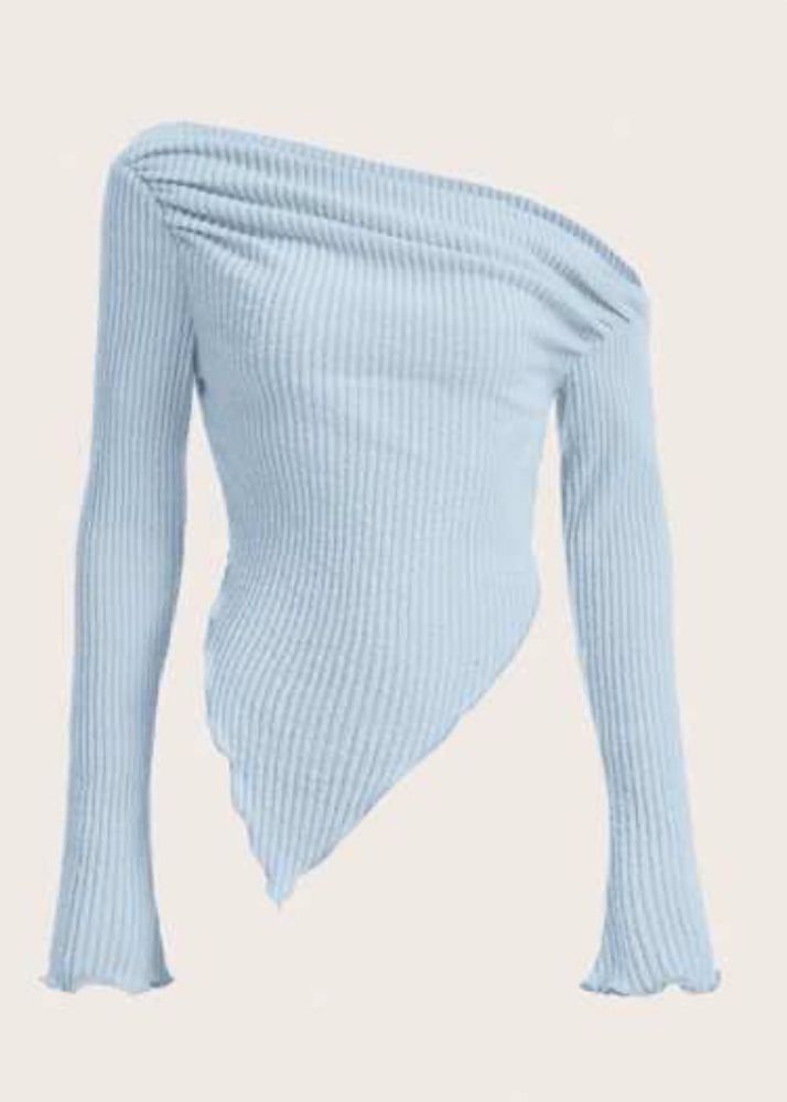Chic Asymmetrical Knit Top