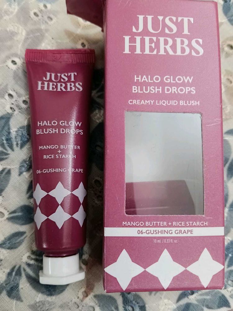 Just Herbs Halo Glow Blush - &#34;06Grape&#34;