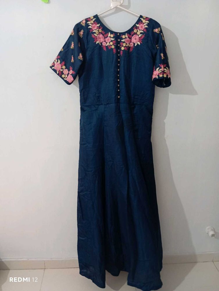Elegant Embroidered Ethnic Gown