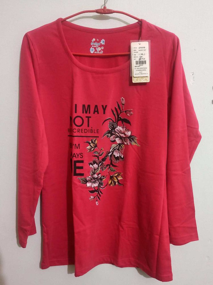 Cotton Printed Tshirt full sleeves