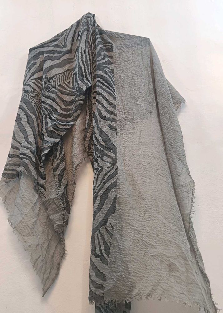 Zebra Print Scarf