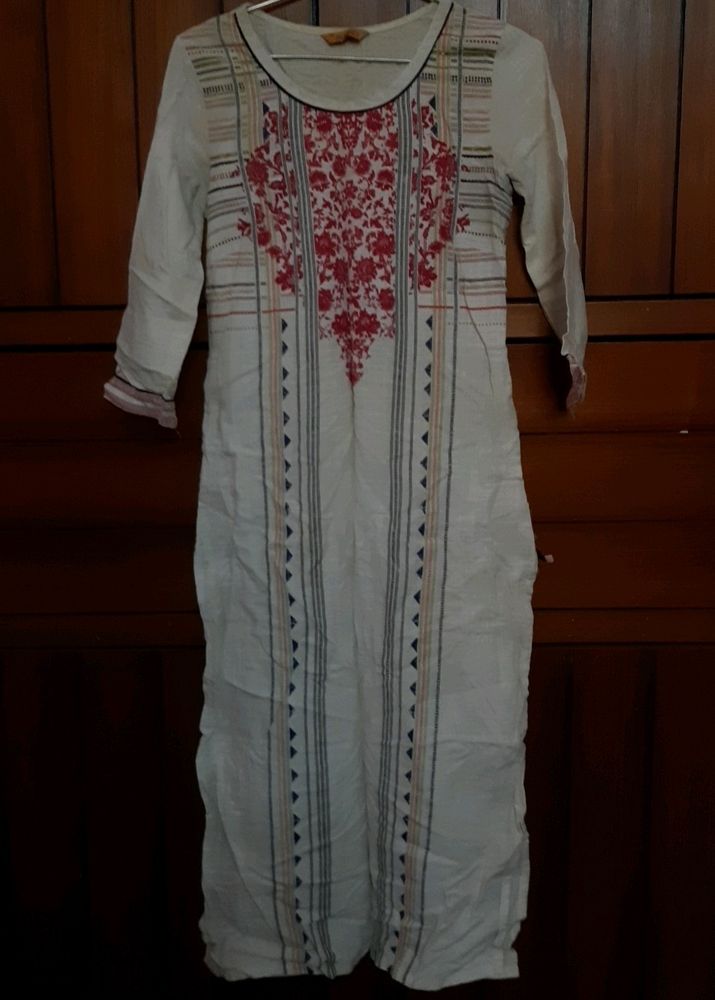 Aurelia women printed straight kurta