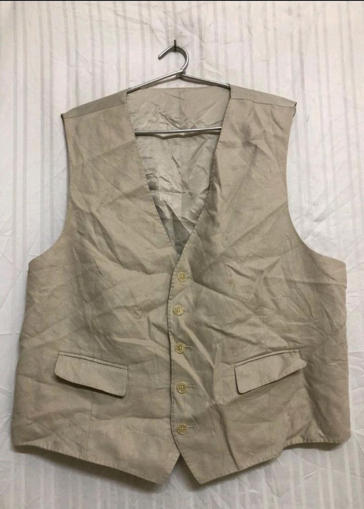 Cream Formal Waistcoat