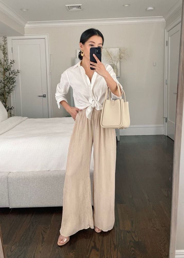 Zara Pintresty 🌸 Wide Leg Trouser  Pants