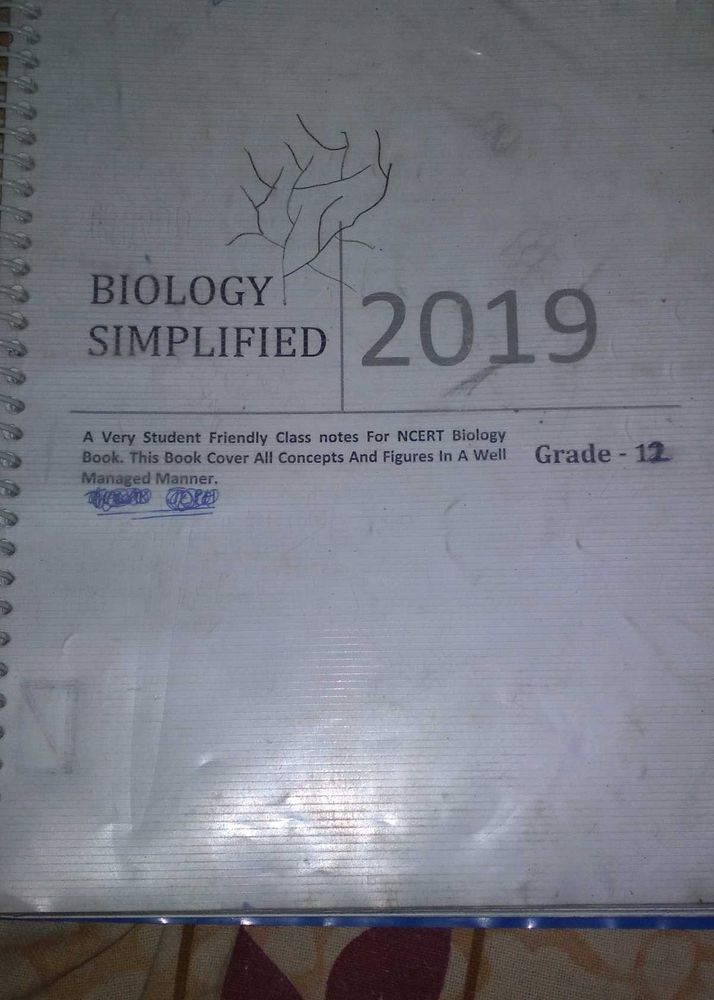 Hand Written Notes For 12 Class Biology Cbse Board