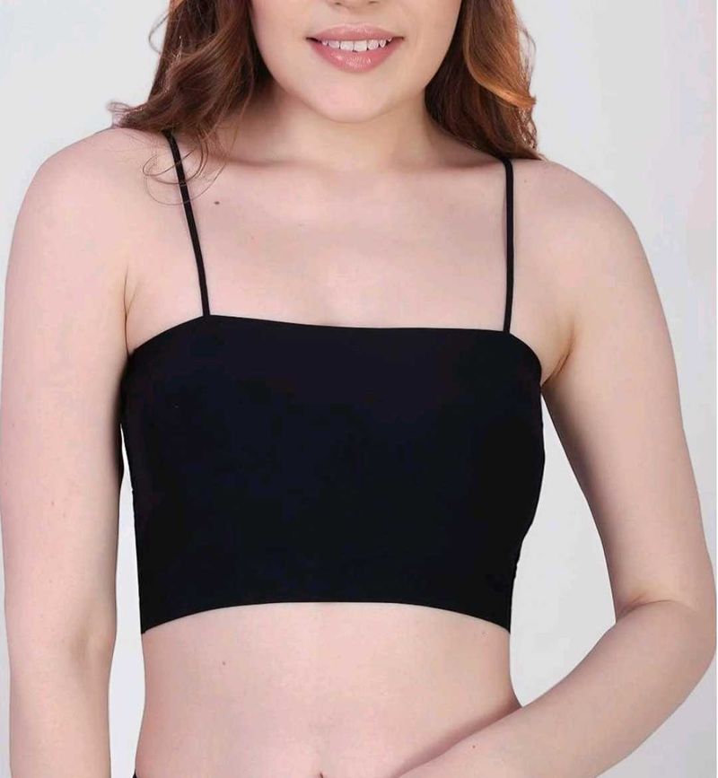 Sleek Black Crop Top