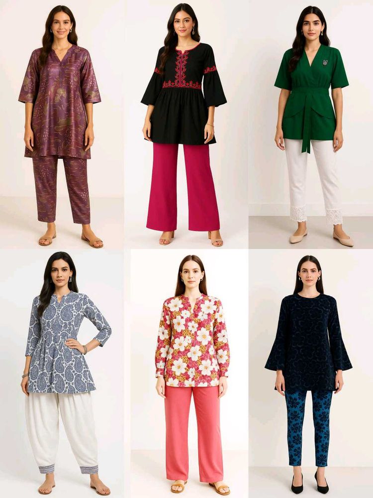 PartyWear Co Ord Sets With Elegant Shining Design