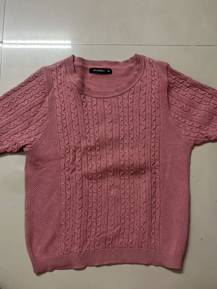 Pink Knit Sweater
