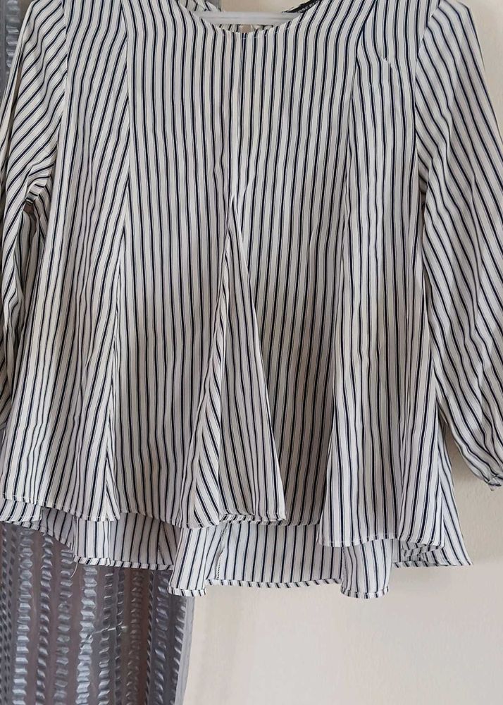 Striped Long Sleeve Top