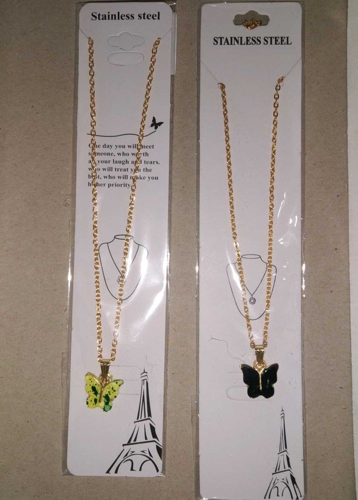 Butterfly Pendant Necklace