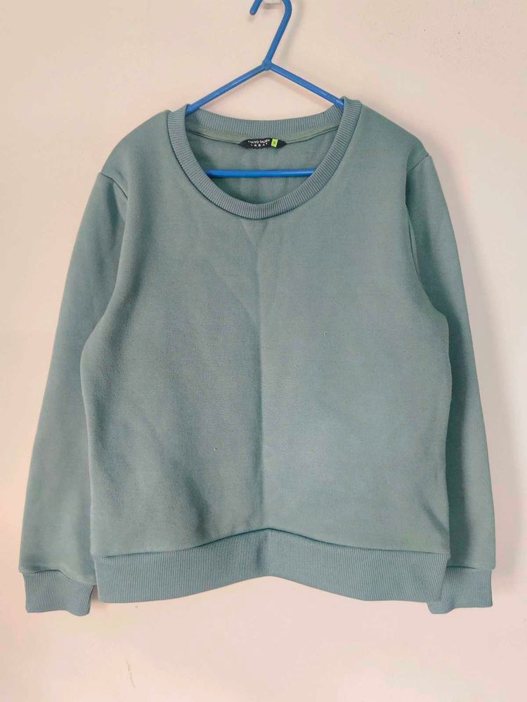 Casual Blue Sweatshirt