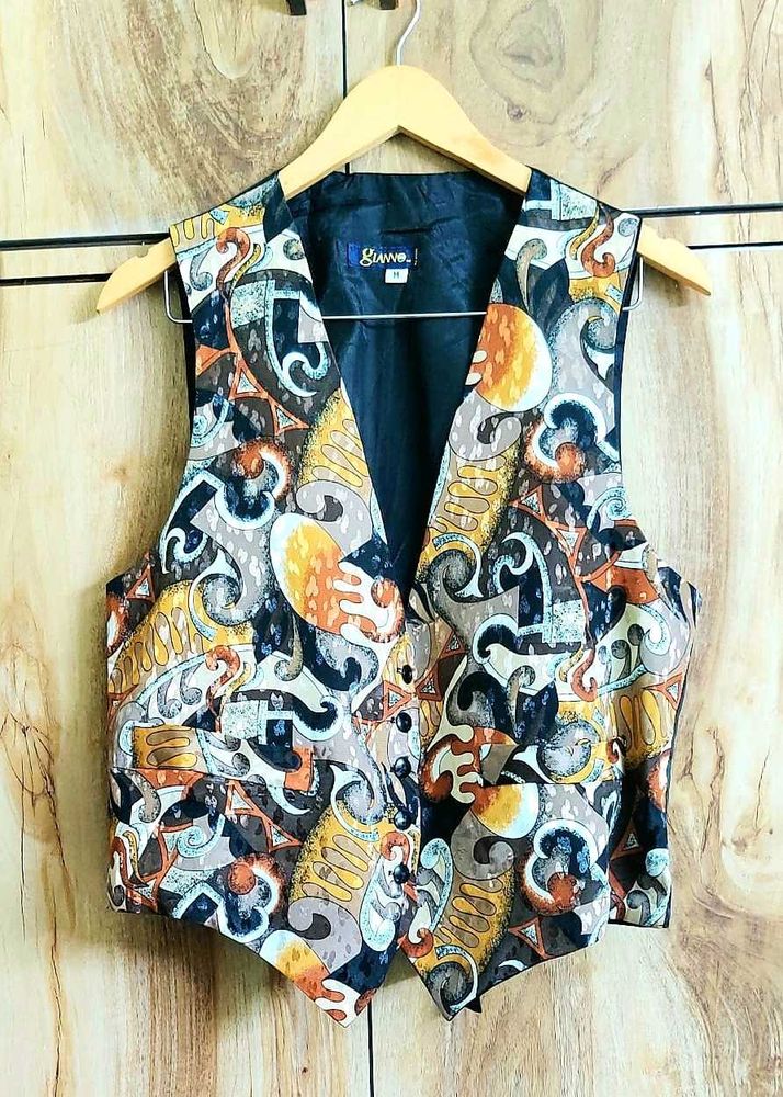 Printed Vest Size-38