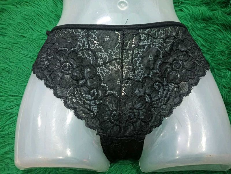 Lace Panty - 🇦🇺Black Floral Design
