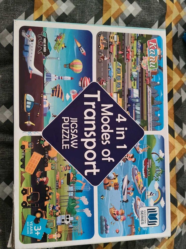 4in 1 Transport Modes Jigsaw Puzzle(No Return)