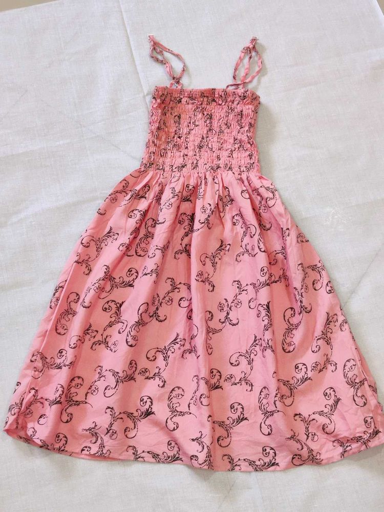 Pink Floral Sundress