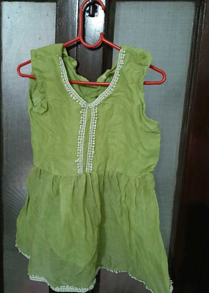 Lime Green Tunic Top