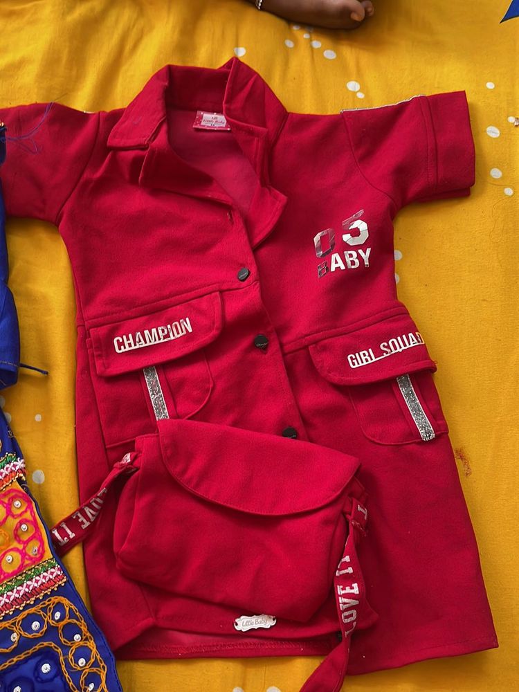Cute Red Baby Girl Outfit