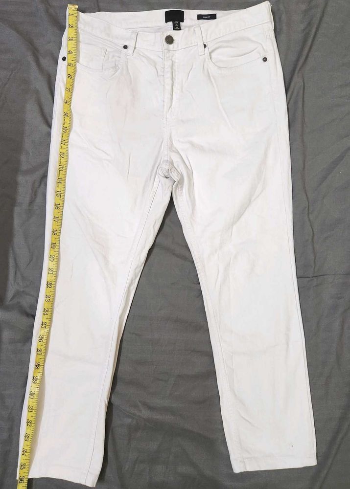 H&amp;M White Jeans.