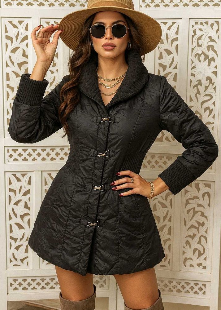🎁Stylish Black Quilted Coat ()