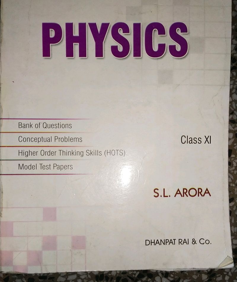 Physics S.L. ARORA CLASS 11th