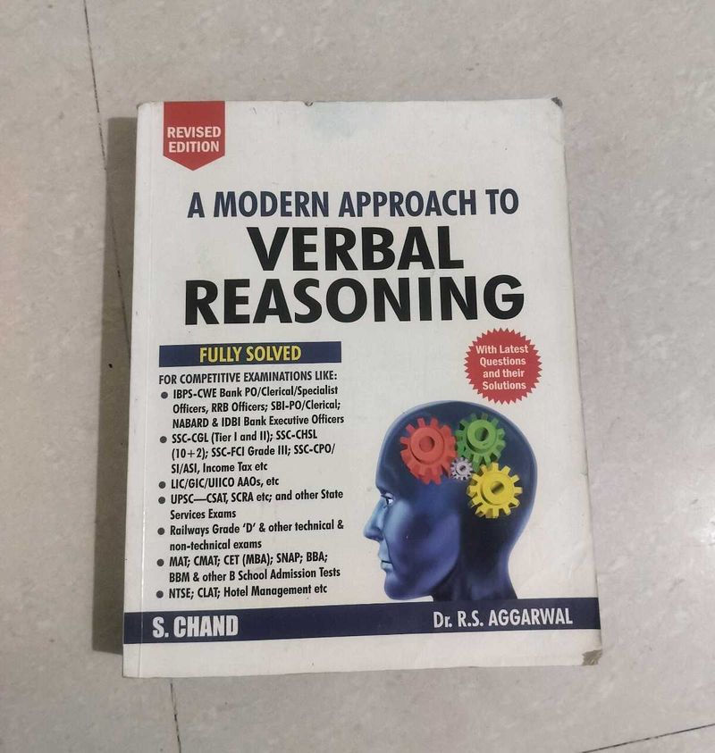 Verbal Reasoning Book by Dr. R.S. Aggarwal