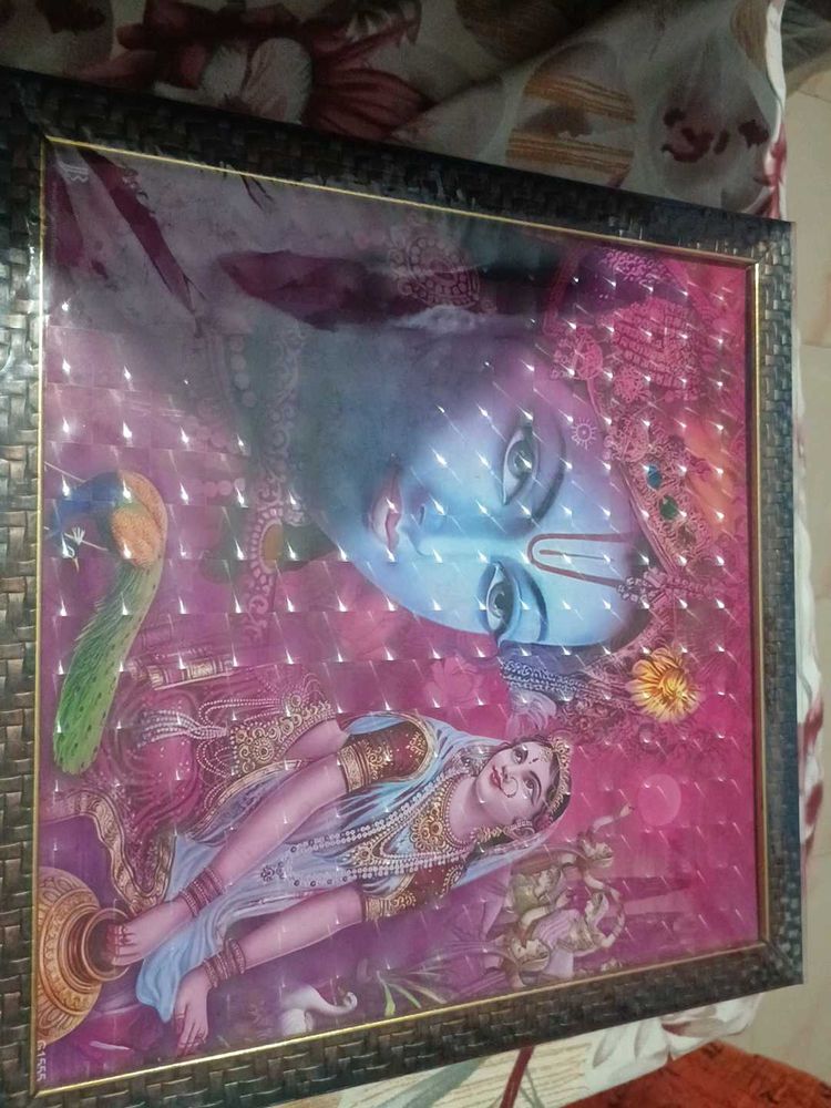 Radha Krishna Framed Print