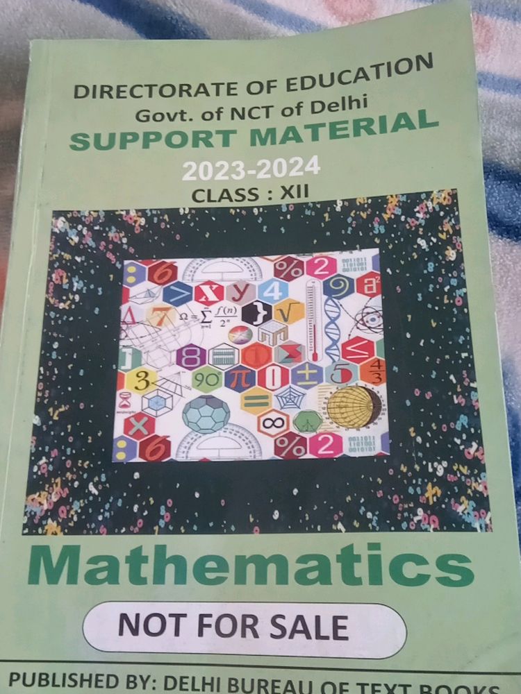 Support Material Mathematics Class 12 2023-24