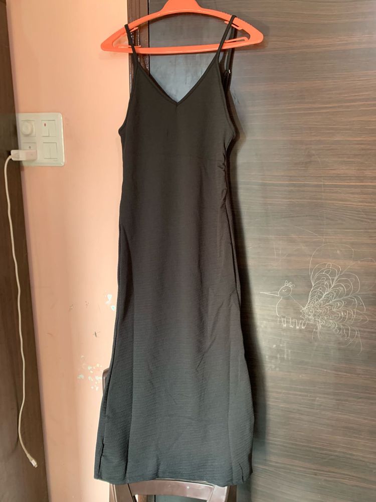 Chic Black Slip Dress