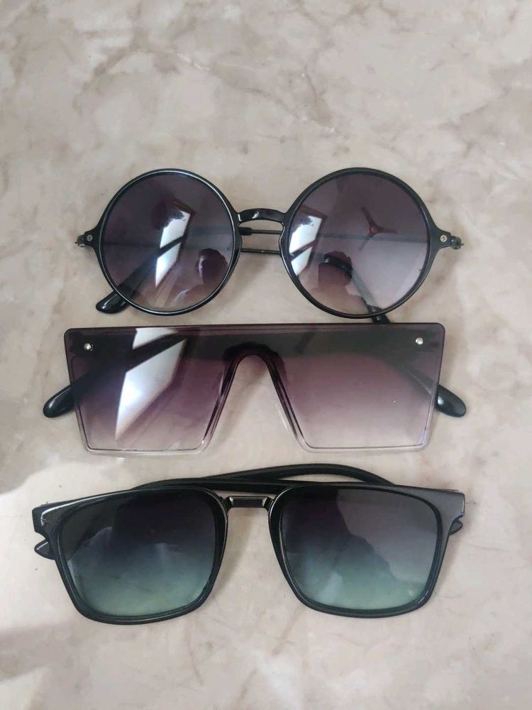 Stylish Sunglasses - Set of 3