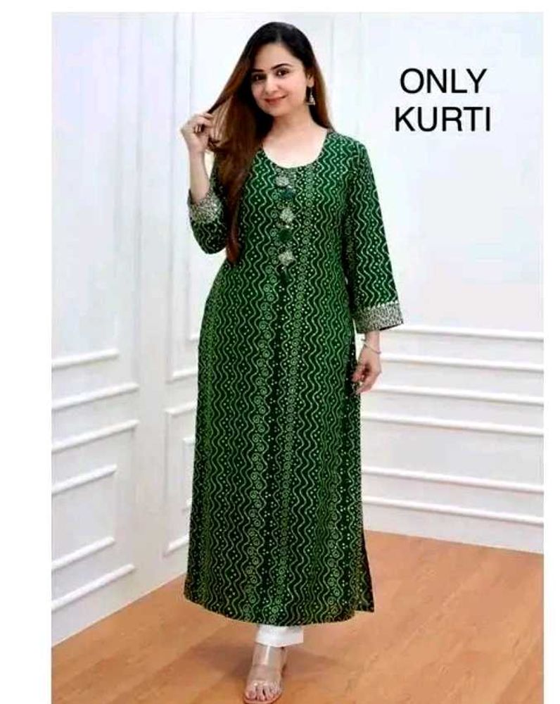 Elegant Green Kurti