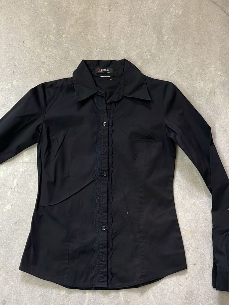Formal Black Shirt Preloved