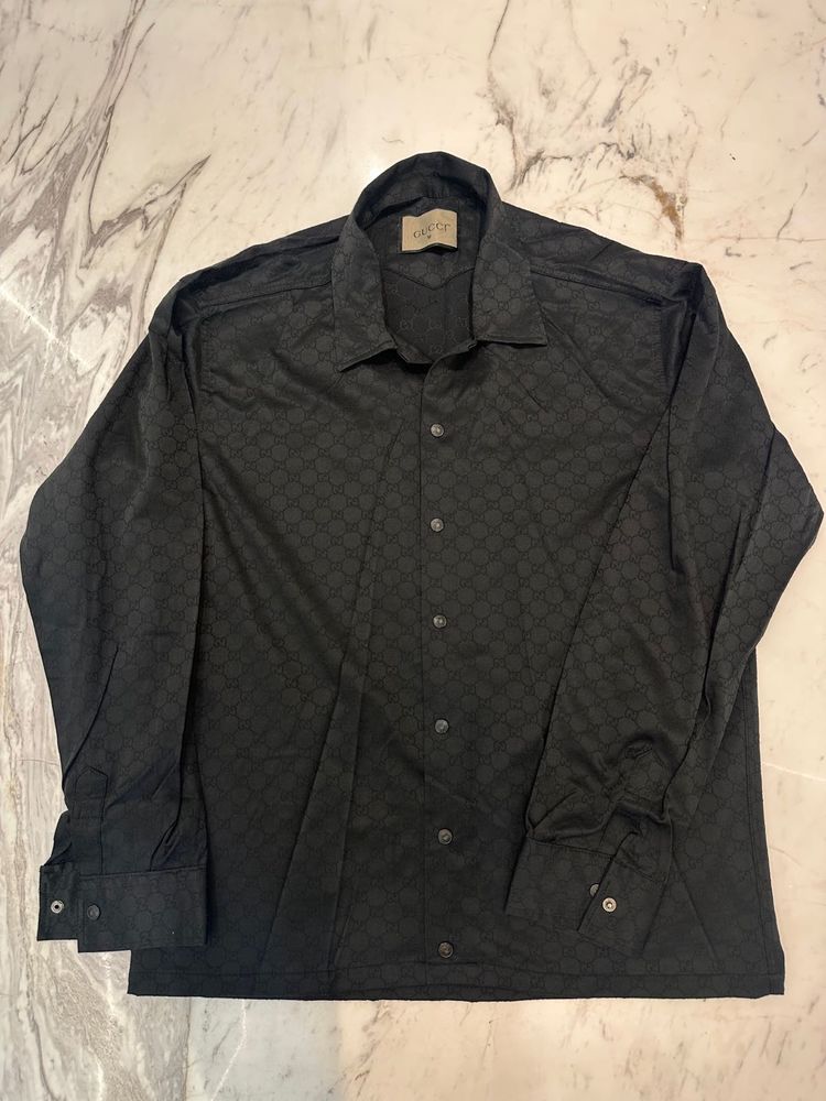 Gucci Patterned Button Down Shirt