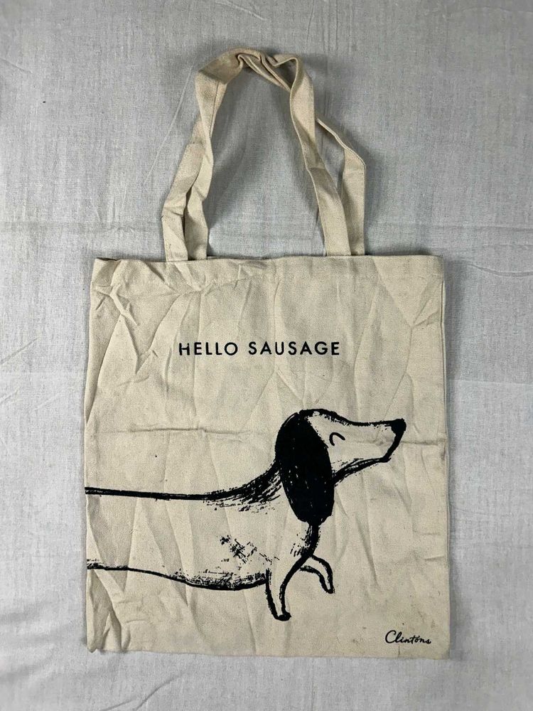 Cute Sausage Dog Tote Bag