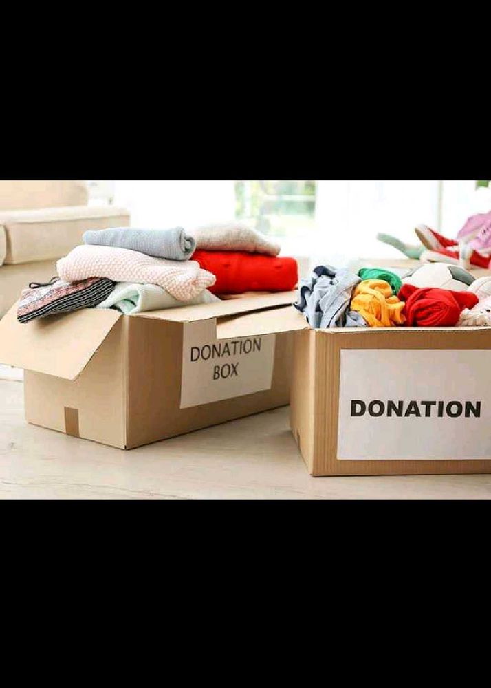 Mixed Clothing Donation Box