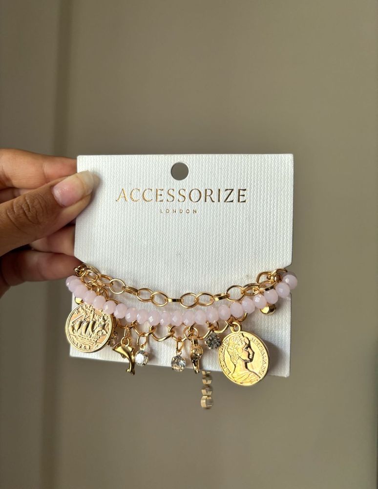 Accessorize Chunky Charm Bracelet