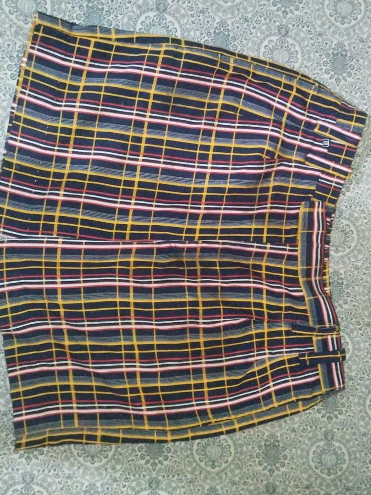 Vintage Plaid Skirt