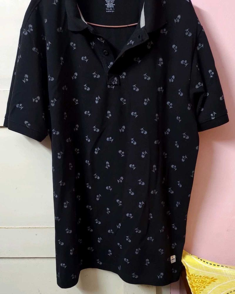 ONN Printed Polo Tshirt Size XL 44 Regular Fit