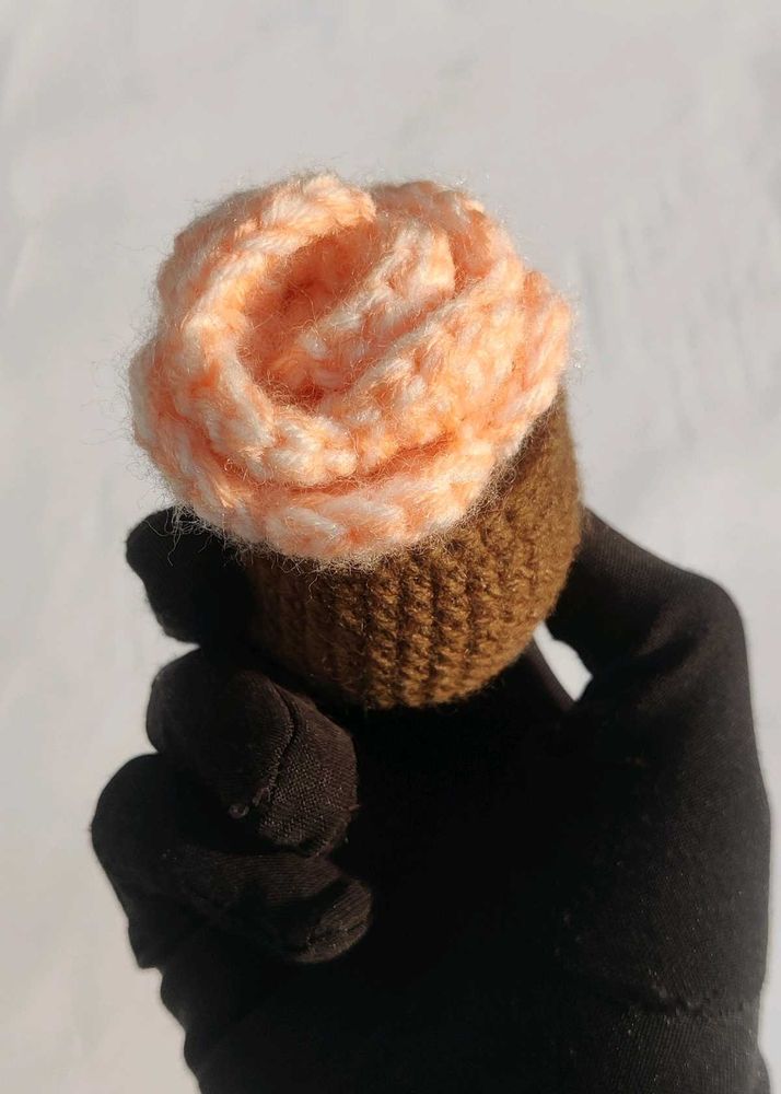 Crochet Mini Flower Pot