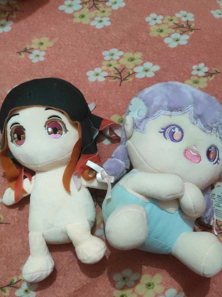 Anime Plush Dolls And Baby