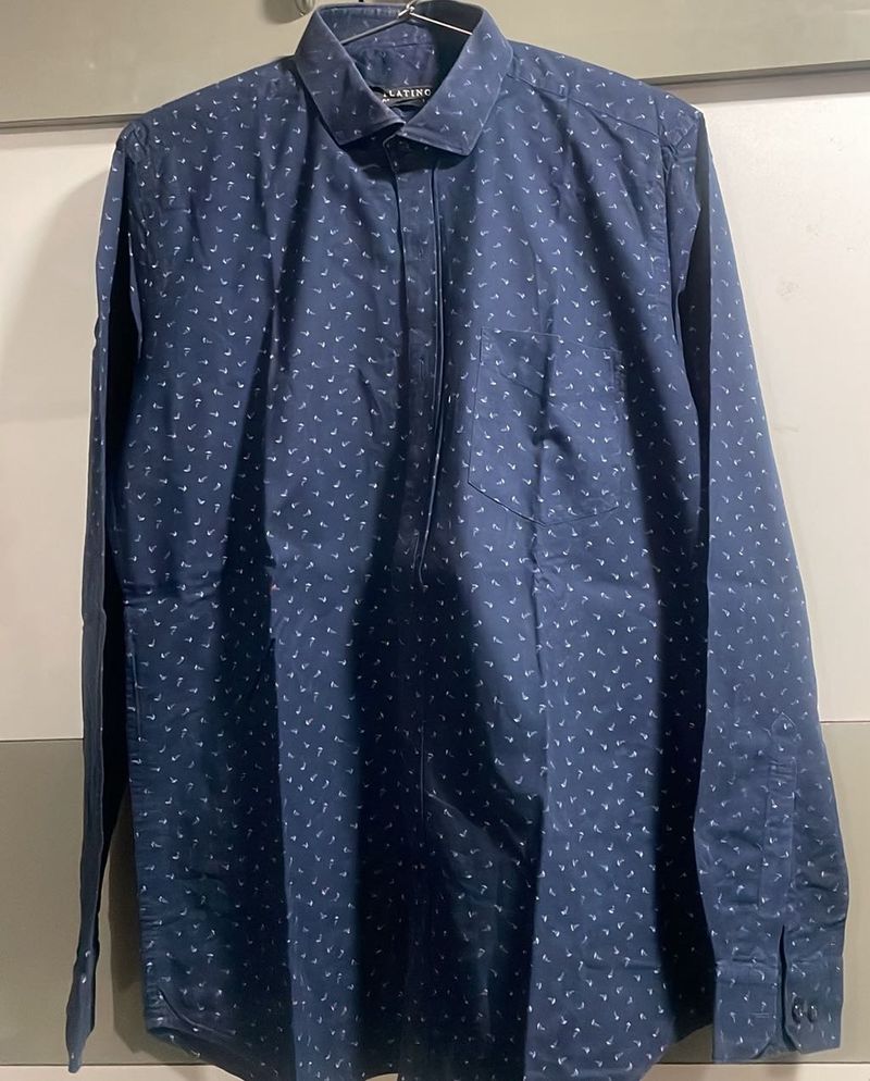Men&#39;s Patterned Long Sleeve Button Down