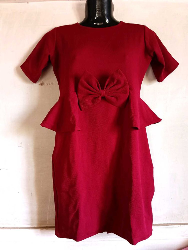 Girls Marron Dress