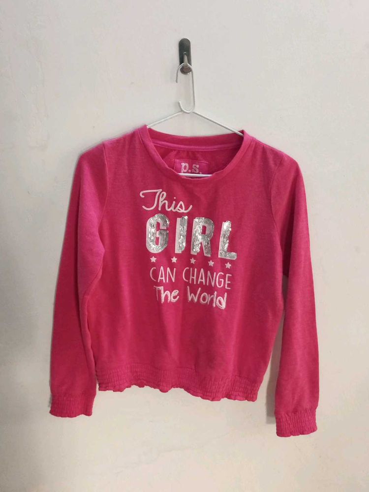 Chinese Pink Sweatshirt