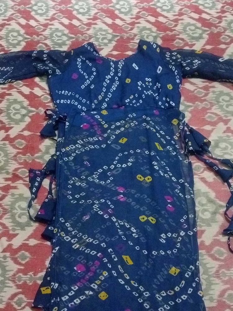 Bandhani Print Dress