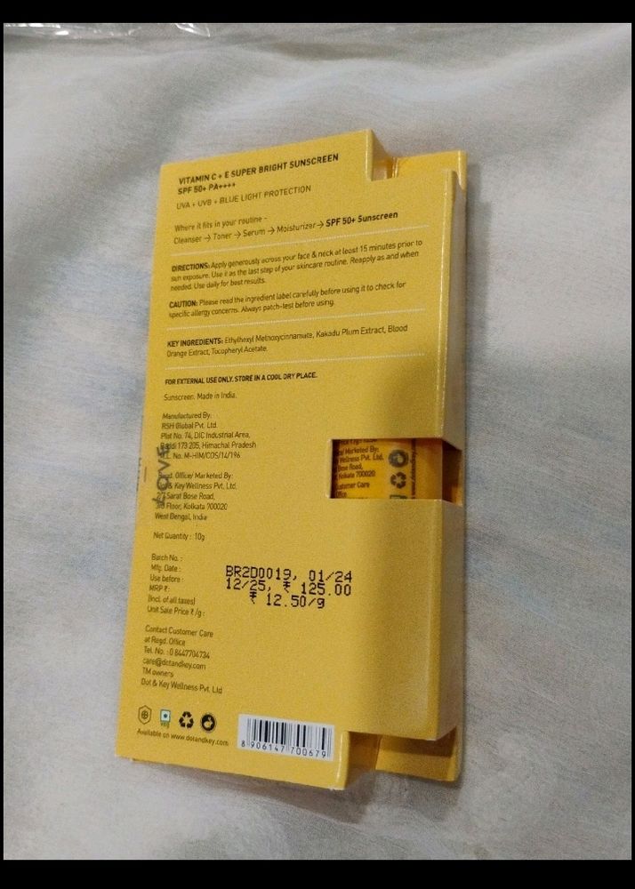 Dot N Key Sunscreen