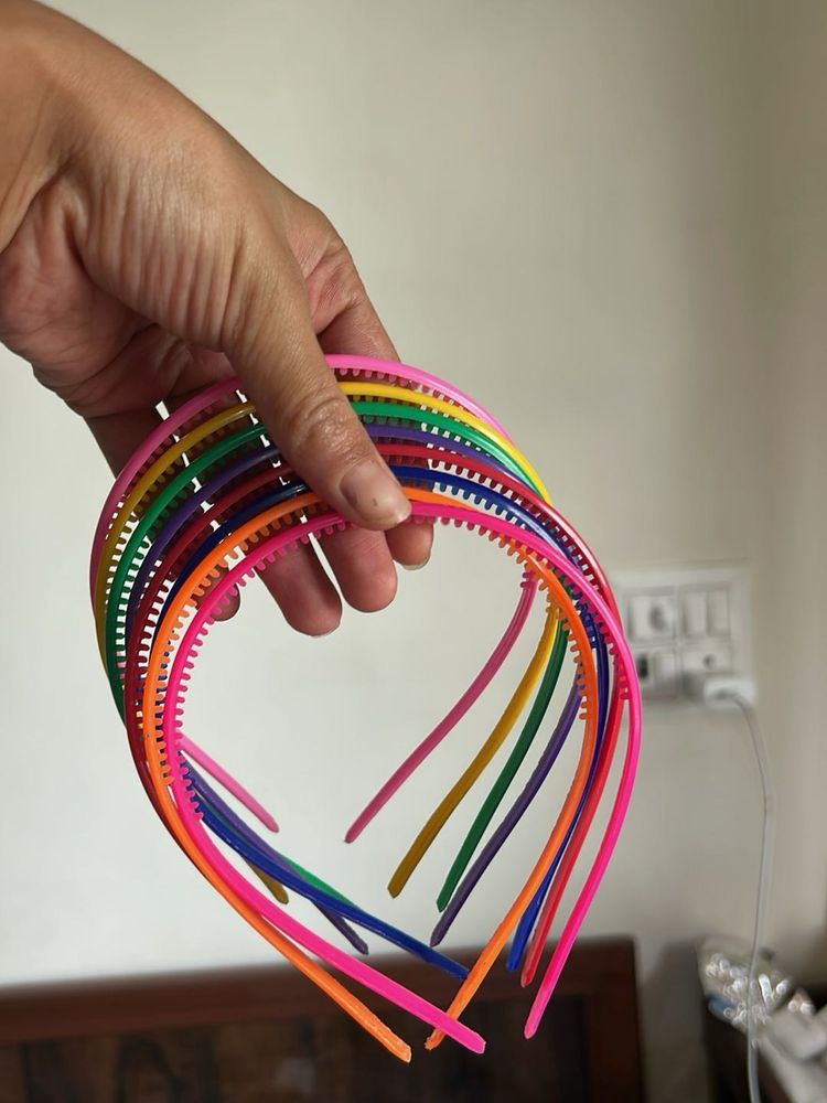8 Colorful Headband Set