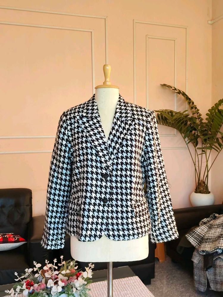 Houndstooth Light Weigh Premium Quality Blazer
