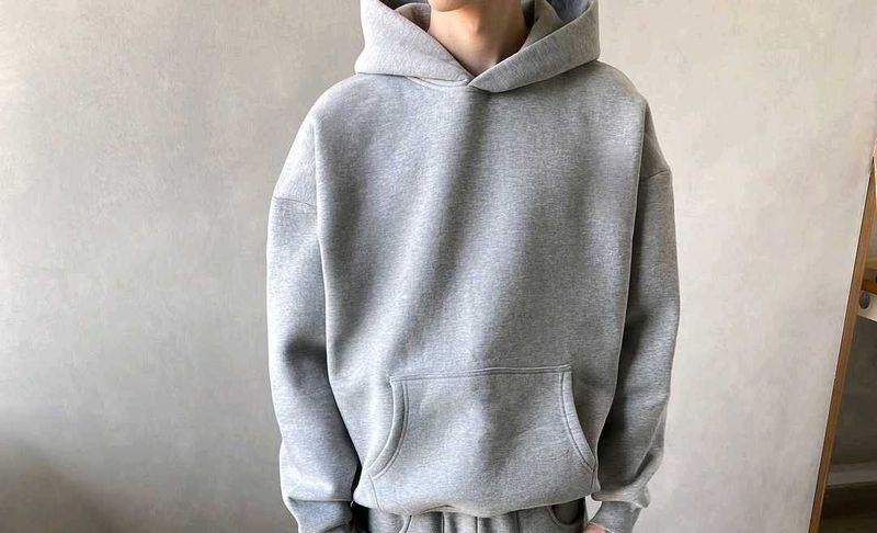 Grey Oversized Hoodie