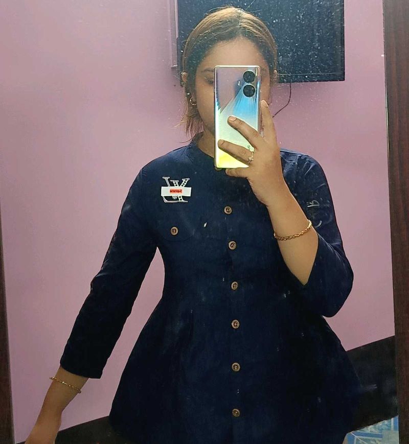 Navy Blue Top Shirt