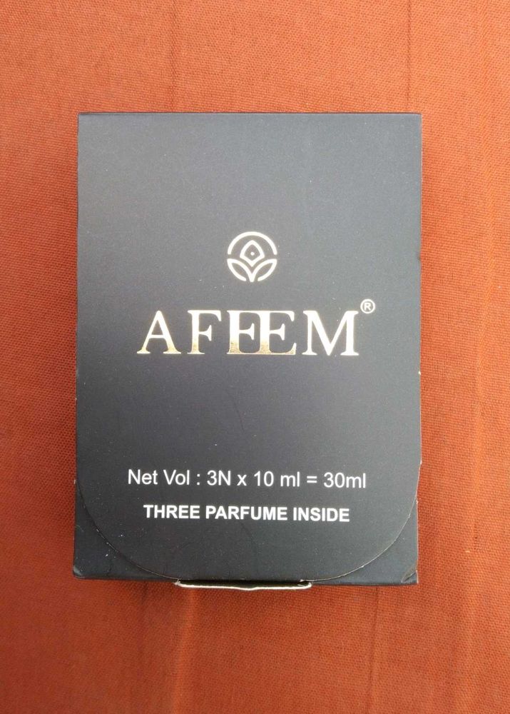 Afeem. Three Parfume Inside