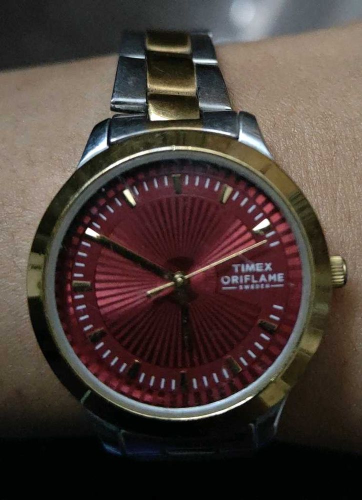 Oriflame Two-Tone Watch